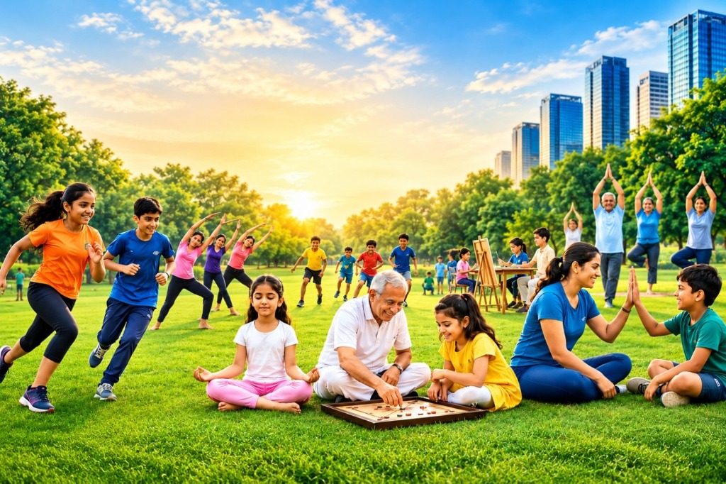 ISSCLUB Community Activities - Traditional Games, Yoga, and Recreation
